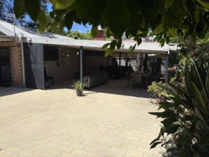 Rear outdoor area of Harcourt West Residential Group Home