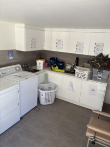 Harcourt West Residential Group home showing large laundry